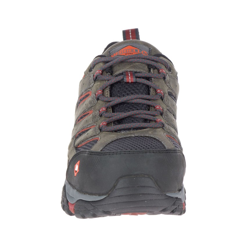 Chaussure de Securite Merrell Moab Vertex Vent Comp Toe Vert Foncé Olive Homme | L.M.QGEG